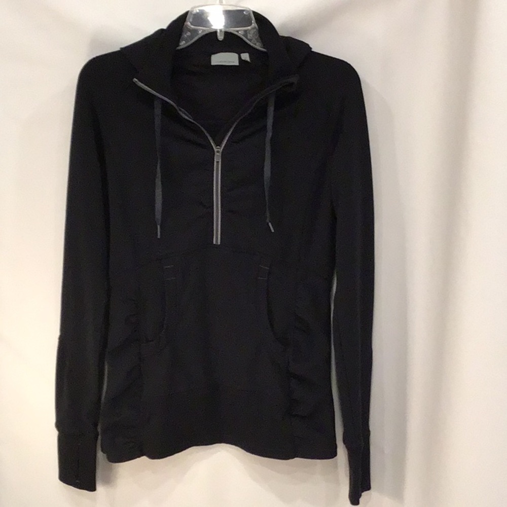 Athleta Black Hoodie Sweatshirt